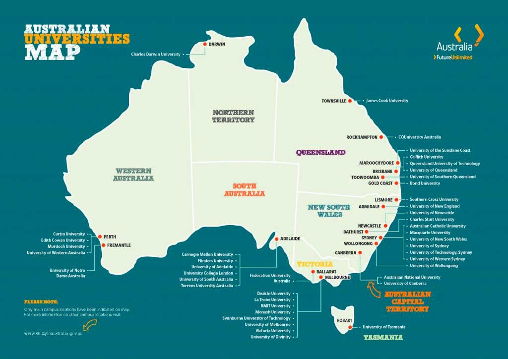 Máster o carrera universitaria en Australia